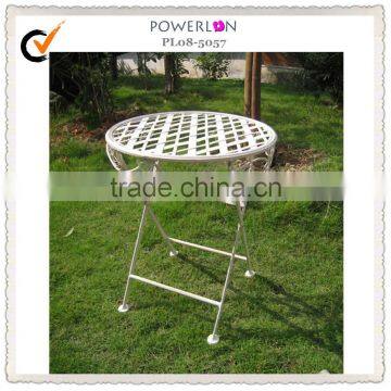 outdoor metal children table and chair