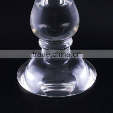 Best Selling Trendy Style Tall Glass Table Crystal Candelabra Manufacturer Sale photo-4