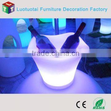 Color Changing Led Wine Bucket/ Rechargeable Led Ice Bucket/Led Lighted Ice Bucket photo-4