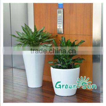 China Supplier Plastic Imitate Ceramic Flower Pot