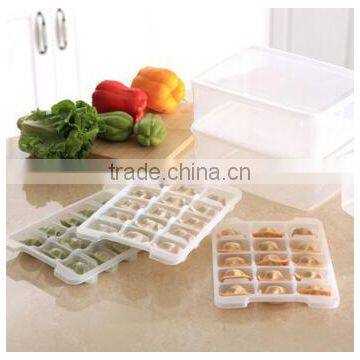 CY034 Household Article Fresh Dumpling Crisper Box Microwave Thawing Non Stick Food Tray Dumplings Preserving Box photo-2
