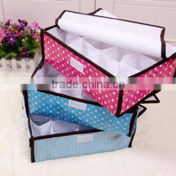 N492 Household Non Woven Box Foldable 12 Grid Storage Box photo-5