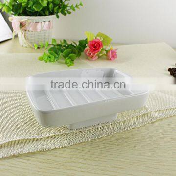 China Suppliers Factory Direct Custom Wholesale White Ceramic Bath Soap Dish photo-2