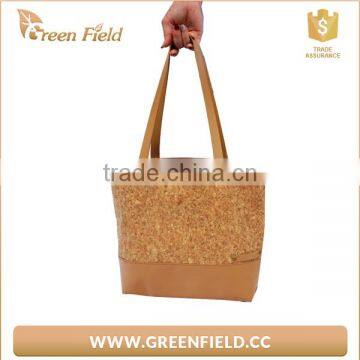 Waterproof cork shopping bag recyclable cork shopping bag