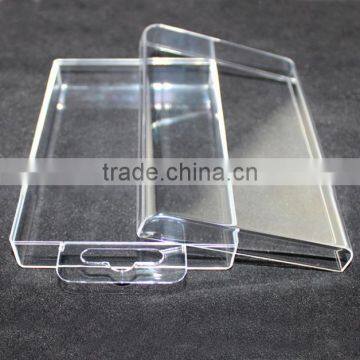 China Supplier Transparent crystal plastic packaging box for electronic, clear plastic box