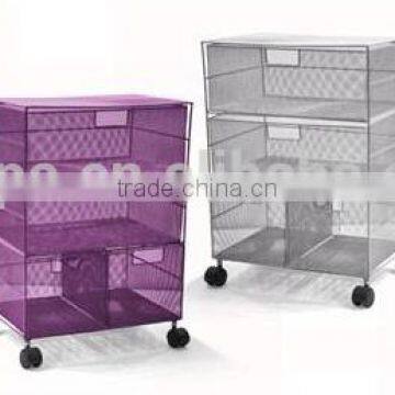 Mesh storage cart