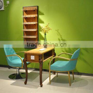 Wall-hung Type Wood Display Useful Nail Salon Furniture TKN-M555 photo-4