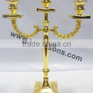Wedding Standing Gold Plated Candelabra photo-6