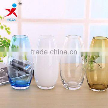 Modern Rural Style Fashion Crystal Glass Vase Color Transparent Sitting Room is Contracted Character Flower