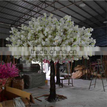 Hotsale Artificial White Cherry Blossom Tree Wedding Table Centerpiece Silk Cherry Blossom Tree