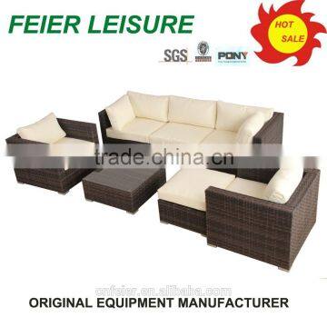 Modern Fashion Design Living Room Rattan Sofa Set photo-5