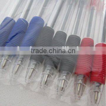 8PC 3 Colors Ball Pen Hot Sale Transparent Ball-point Pen photo-2