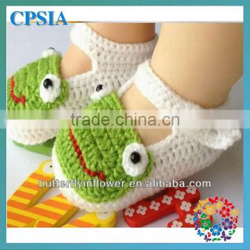 Fashion Soft Hand Crochet Baby Shoes Fancy Baby Girls Shoes Cute Crochet Knitting Baby Shoes