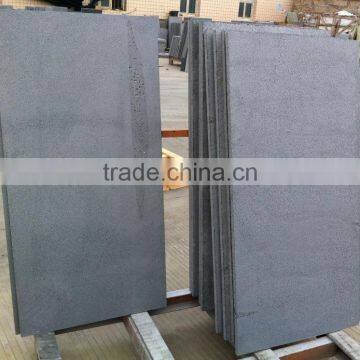 Black Stone Tiles Basalt Grey With Holes Black Basalt Stone,Basalt Wall Tiles photo-3