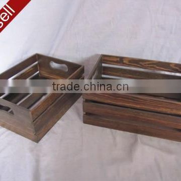 gift pine wooden crate wood fruit vegetable box