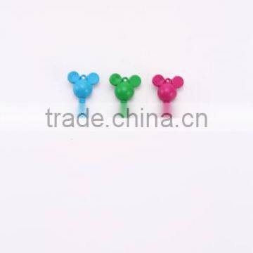 New Design Fancy Heart Key With Mickey Mouse Top 6 Color Crayon, 6 pk Mickey Key Wax Crayon, Novelty Mickey Shaped Crayon Set photo-4