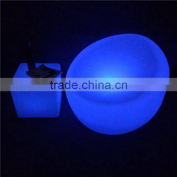 Nightclub LED Furniture Illuminated LED Big Single Sofa Chair With Rechargeable Battery