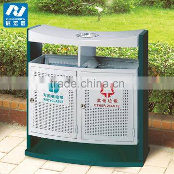 Outdoor Usage and Standing Structure Trash Can photo-3