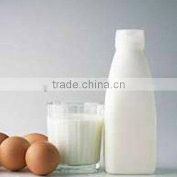 Transparent glass baby milk bottles