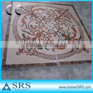 Marble mosaic medallion tile