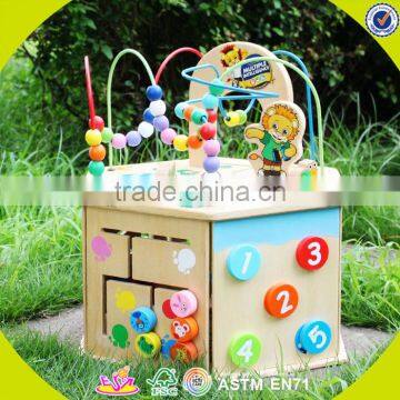 2017 Wholesale Baby Wooden Function Toy Multi Kids Wooden Function Toy Funny Children Wooden Function Toy W11B081 photo-2