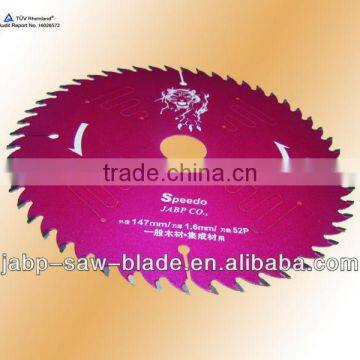 TCT wood low noise saw blade