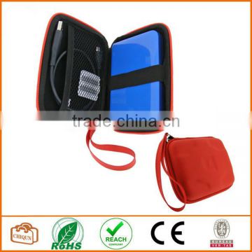 Red EVA Hard Case Cover for Portable External Hard Drives 2.5'' Inches (6.4 cm)