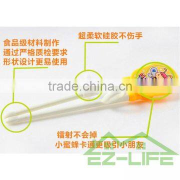 Chinese Cute Cartoon Plastic Kids Training Chopsticks photo-2