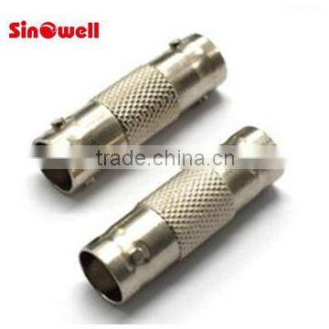 2 pin bnc double female connector for cctv