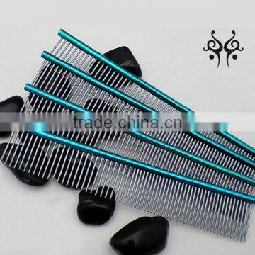 Stainless Steel Dog Comb Pet Comb Metal Lice Comb For Grooming photo-2