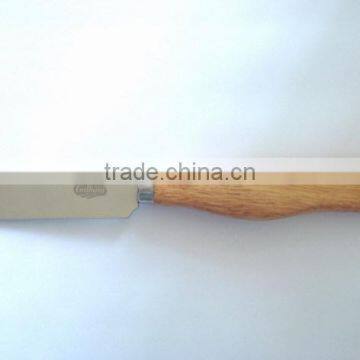 Stainless Steel Butter Knife,wooden handle ,Spreaders, Silver