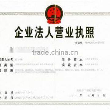 Industry and Commerce Business License