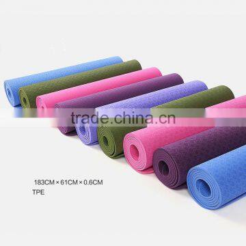 Wholesale ECO Custom Label Anti-slip TPE Yoga Mat For Fitness photo-6