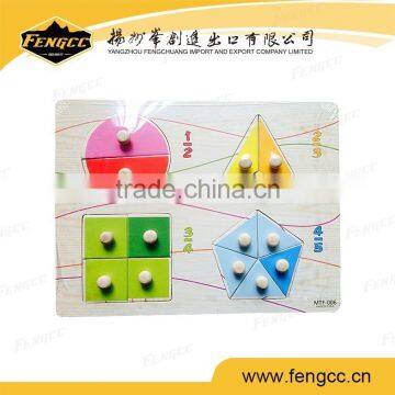 Educational Toy Colorful Wooden tangram puzzle toy for children