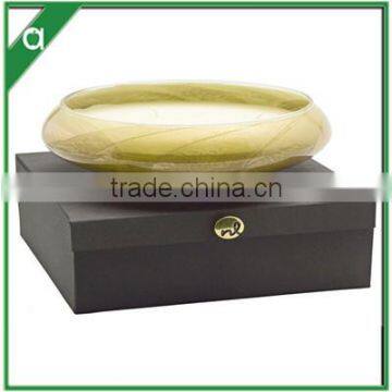 Large With 3-5 Wicks Scented Candle in Glass Painted Bowl With Gift Box photo-5