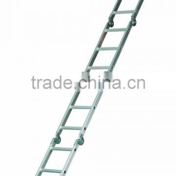WR2397A-IGS Multi-Function Aluminium Ladder Folding Agility Ladder With Steel Platform Step Ladder photo-2