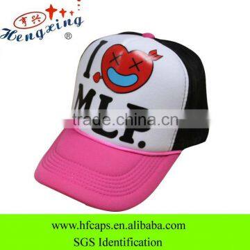 Custom foam mesh printing snapback trucker caps