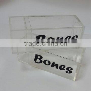 Ideal plastic box, used for packaging a variety of collar stay, PS material plastic box