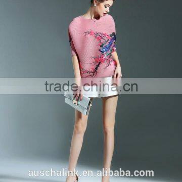 Hot Sell Summer Women New Design Fashion Tops Made in China photo-3