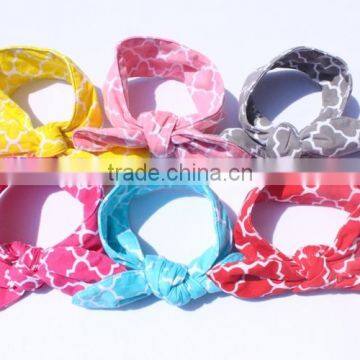 2015 different kinds kids pink christmas party headband cute rabbit ears headband