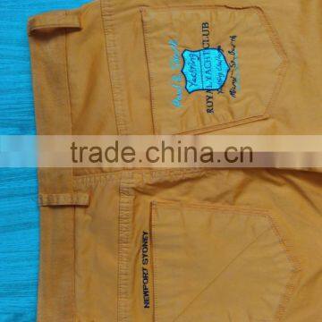 GZY Guangzhou Stock Lots Breathable Fabric Casual Colored Pants for Man photo-4