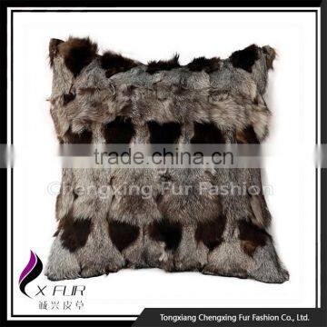 CX-D-06C Fashion Promotion Fox Fur Pillow Cushion Case photo-2