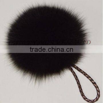 CX-P-23A Genuine Fox Fur Pendant Fur Ball Key Chain Key Ring~ MIXED COLOUR photo-5