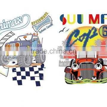 High Quality Plastisol Heat Transfer Printing Method T-shirt Logo Printed photo-5