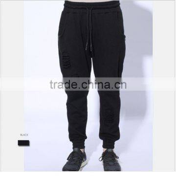 MSW0008 Tide brand winter Haren feet pants men slim pants leisure jogging pants received foot sweat pants