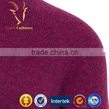 Men Custom Knit Pure Cashmere Wool Sweater photo-6