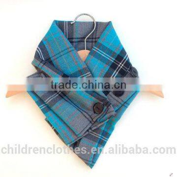 Smart Baby Boy Wear Winter Warmly Cotton Gingham Kids Scarf photo-3