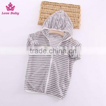 2016 Unique Air-conditioned Shirt Unisex Stripe Sunscreen Clothing Kids Spring Zipper Coat photo-6
