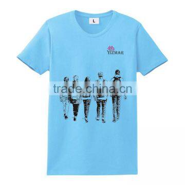 China Wholesale Cheap 100% Cotton Men's Custom t Shirt Printing photo-5