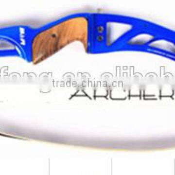 Hot selling Recurve bow,Blue riser with white limbs